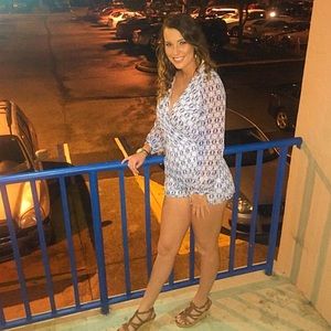 Long sleeve romper .